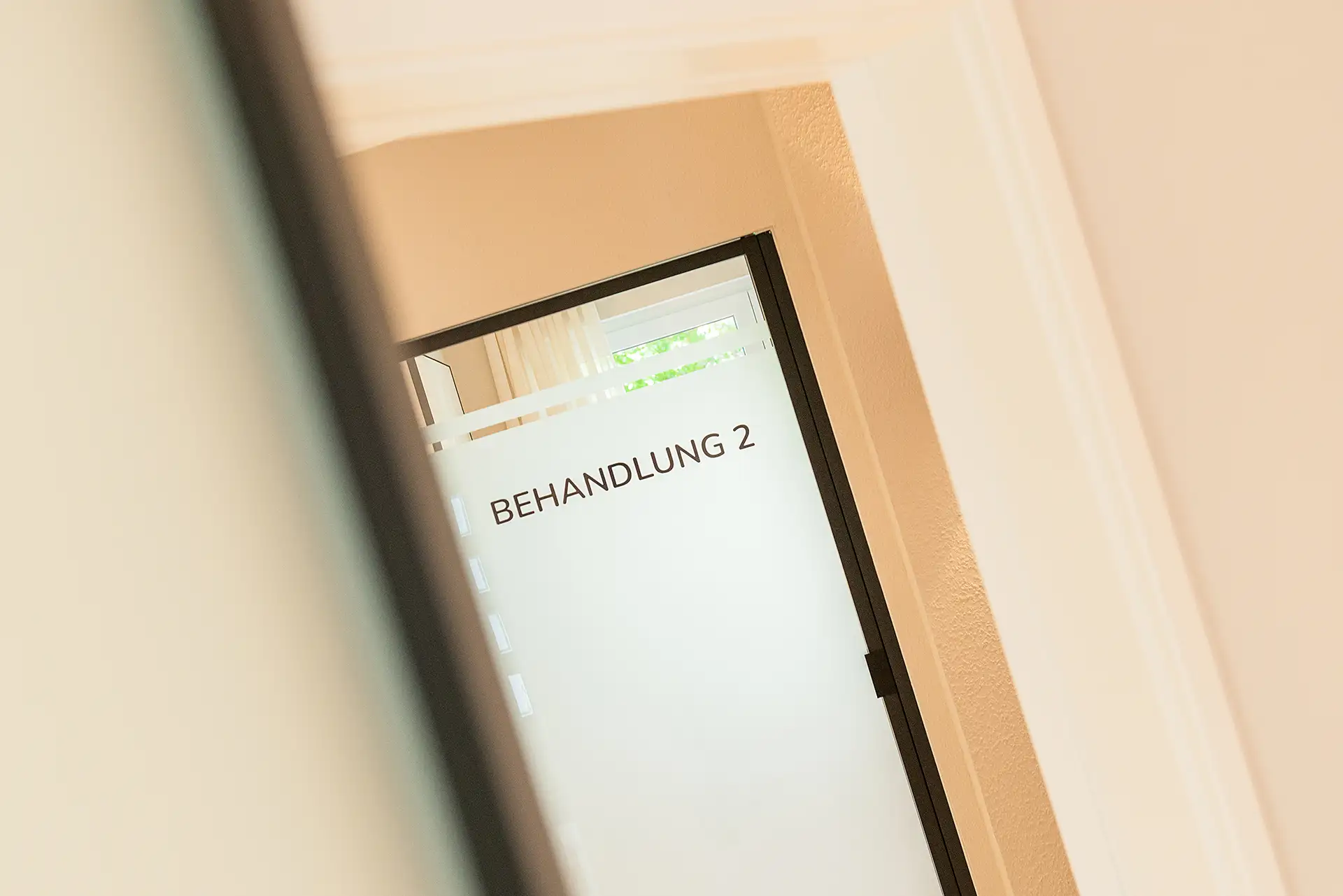 Detailaufnahme der Praxisräume