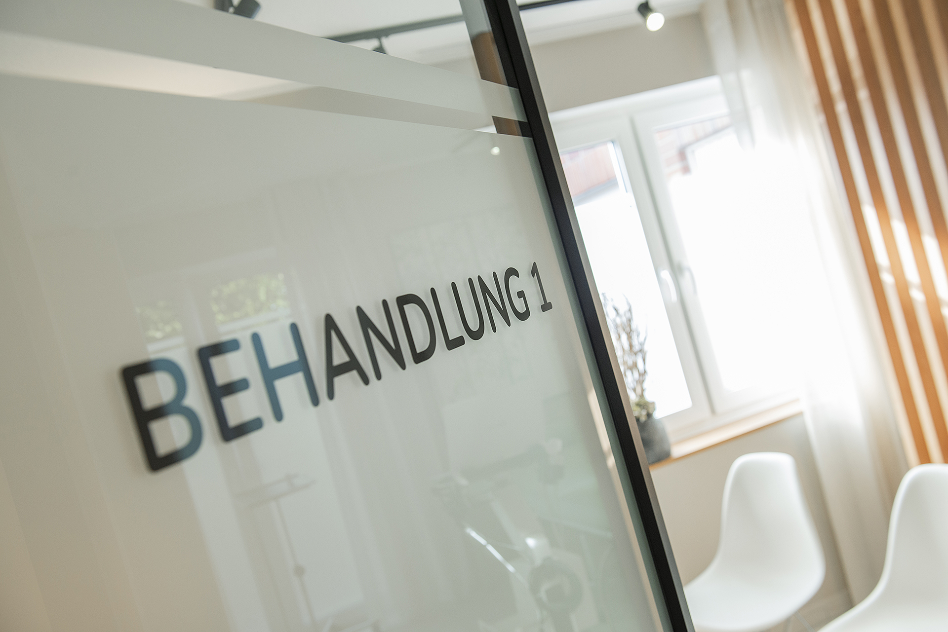 Detailaufnahme der Praxisräume